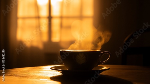 Warm morning coffee