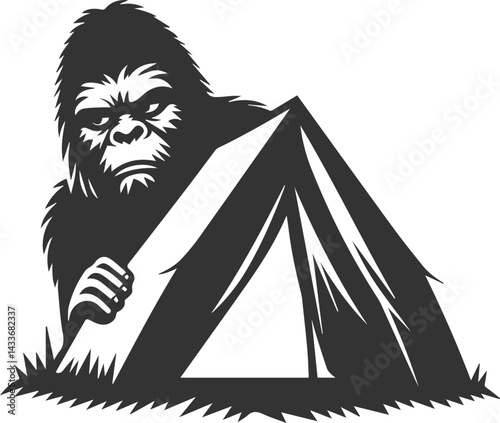 Bigfoot silhouette