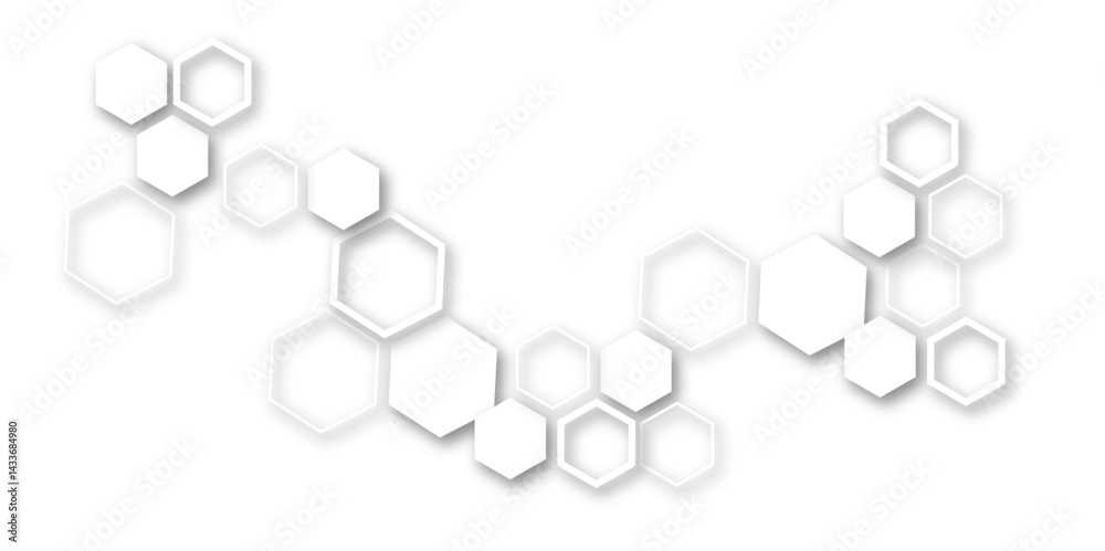 Minimalist High-Tech Concept Featuring a Seamless White and Grey Hexagon Grid Pattern, Perfect for Backgrounds, Web Design, and Innovative Digital Illustrations Minimalist High-Tech Concept Featuring a Seamless White and Grey Hexagon Grid Pattern, Perfect for Backgrounds, Web Design, and Innovative Digital Illustrations