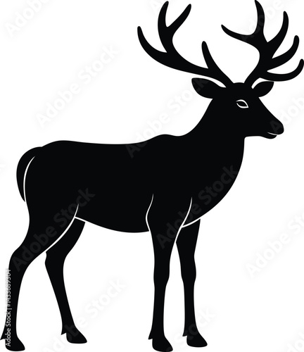 deer silhouette vector