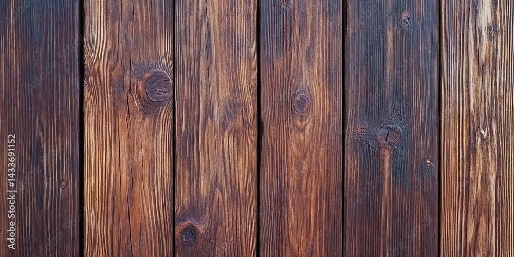 Close-up of dark brown wooden planks Close-up of dark brown wooden planks