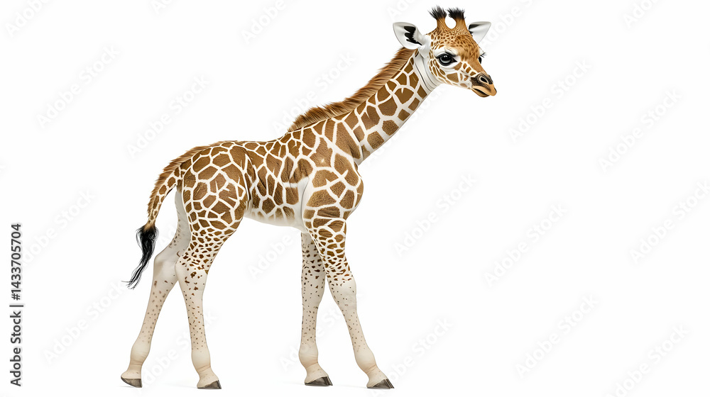 Fototapeta premium Baby Giraffe Portrait