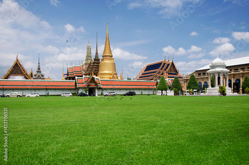 Wat Phra Kaew Temple of the Emerald Buddha or Wat Phra Si Rattana Satsadaram