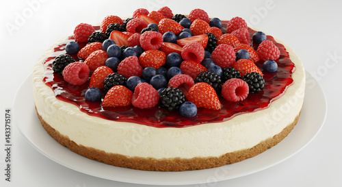 Cheesecake with Berry Compote

