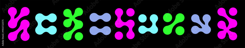 Retro Y2K abstract vector set with stars, blobs, ovals, and metaballs. Perfect for futuristic posters, fashion graphics, web design, and bold nostalgic aesthetics.