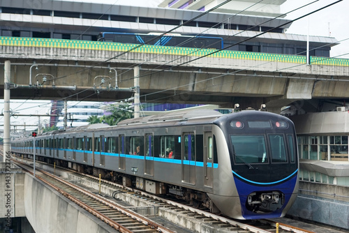 Photography MRT Jakarta is a public transportation that will help to resolve traffic congestion, and improve mobility of the people