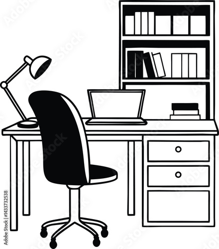 set of furniture icons