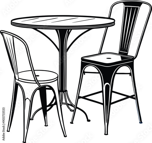 chairs and tables