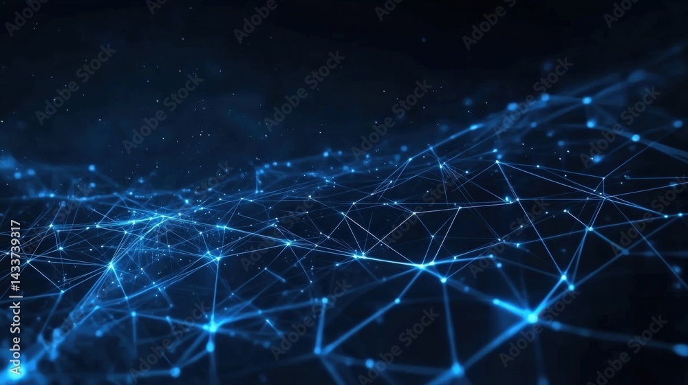 Abstract Digital Network Connection Abstract Digital Network Connection