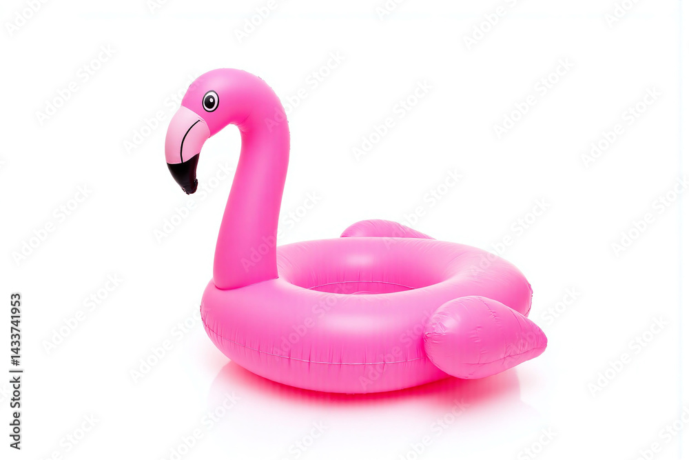 pink flamingo floating on top of a pool float pink flamingo floating on top of a pool float