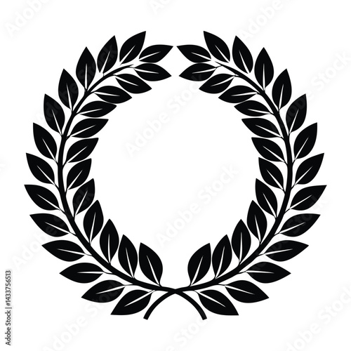 laurel wreath vector