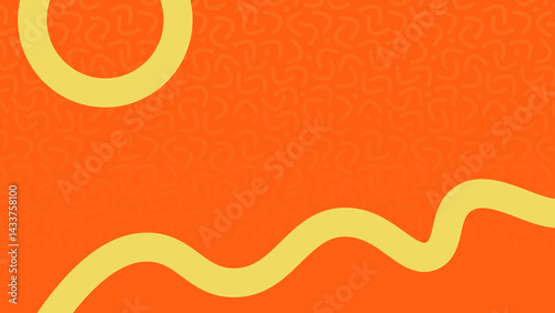 Abstract Orange and Yellow Design