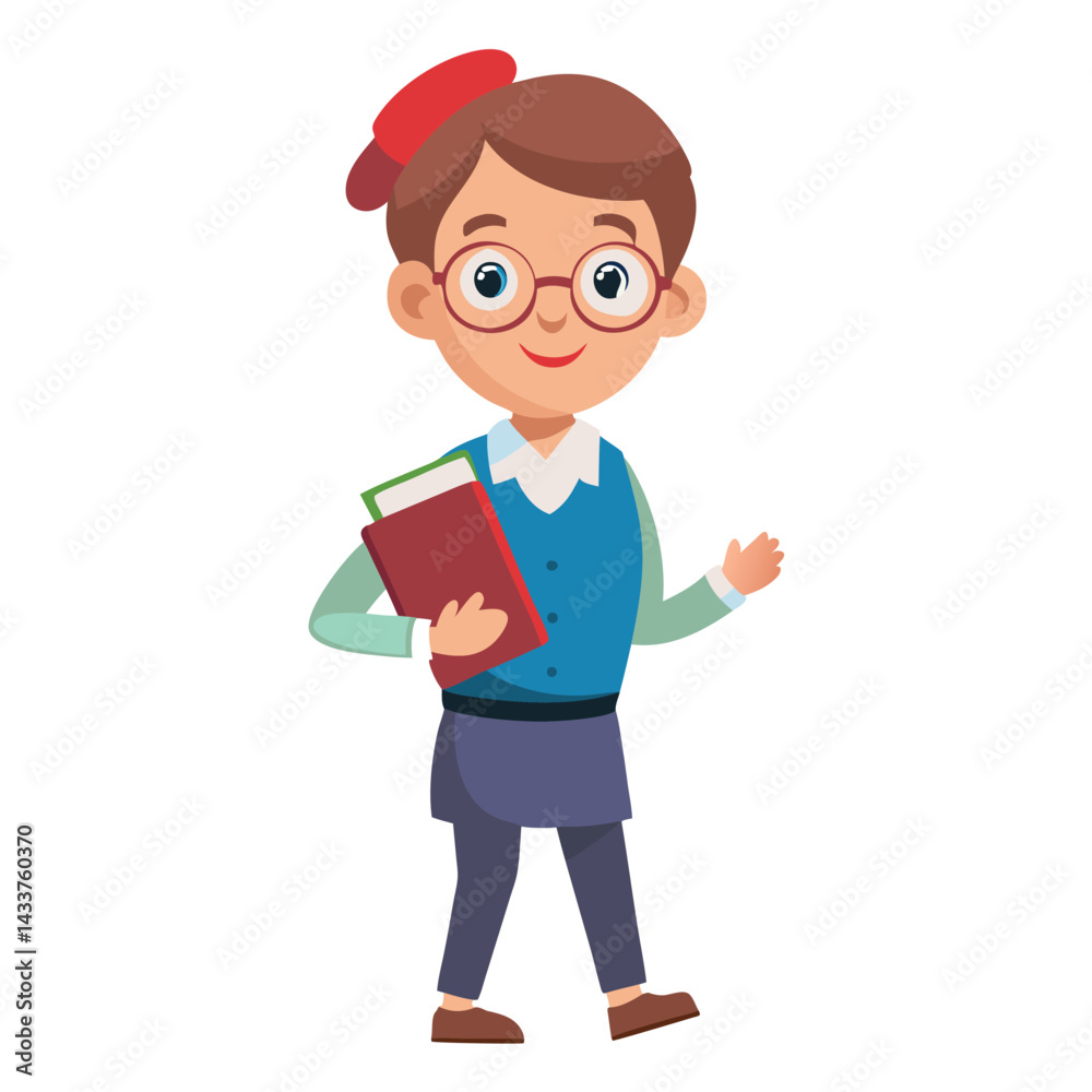 Teacher holding a book Teacher holding a book
