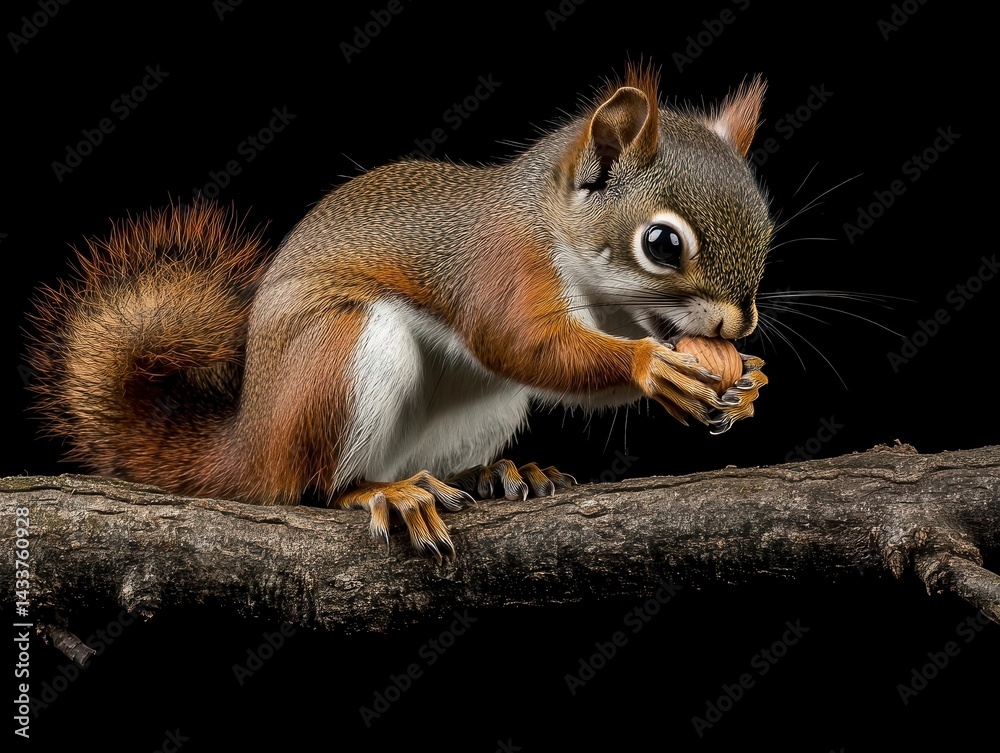 Obraz premium squirrel on a branch