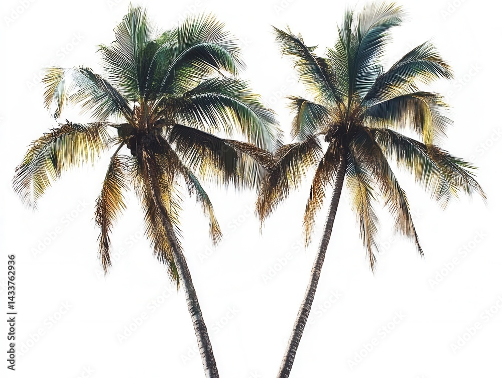 Obraz premium coconut palm tree