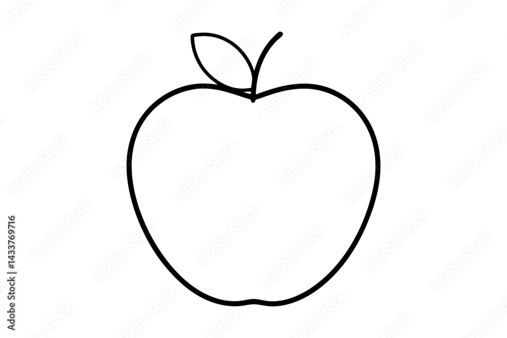 Minimalist Apple Line Art – Simple Fruit Icon for Education and Health Designs
Minimalist Apple Line Art – Simple Fruit Icon for Education and Health Designs