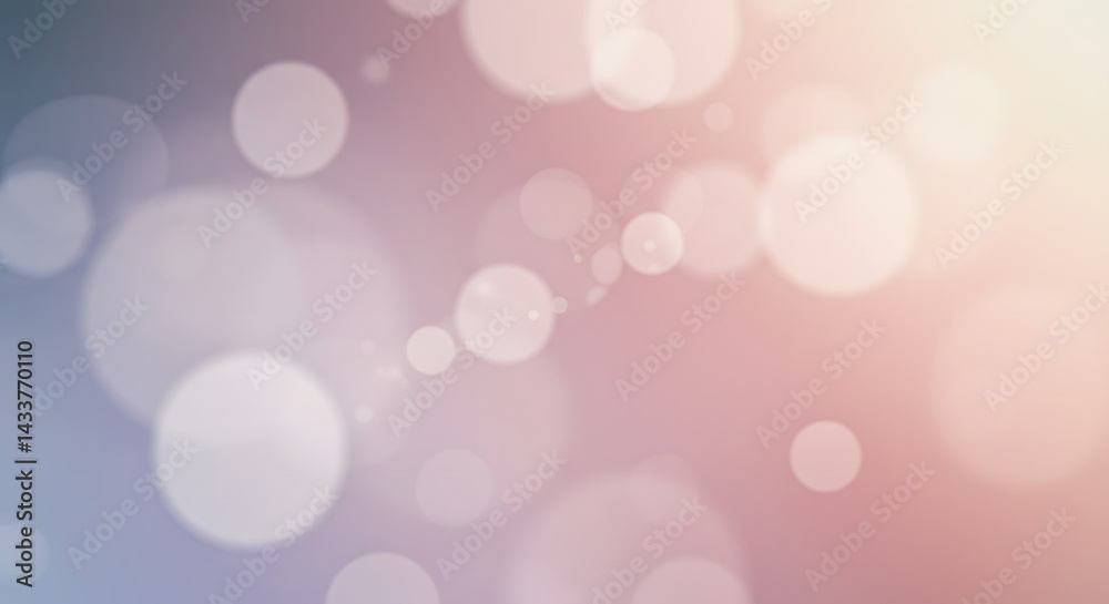 Obraz premium Blurred Light Circles on Gradient Background for Abstract Design
