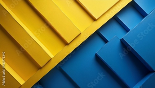 minimalist yellow blue diagonal background