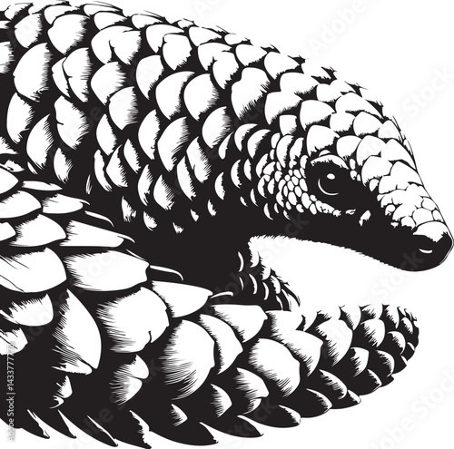 a pangolin vector
