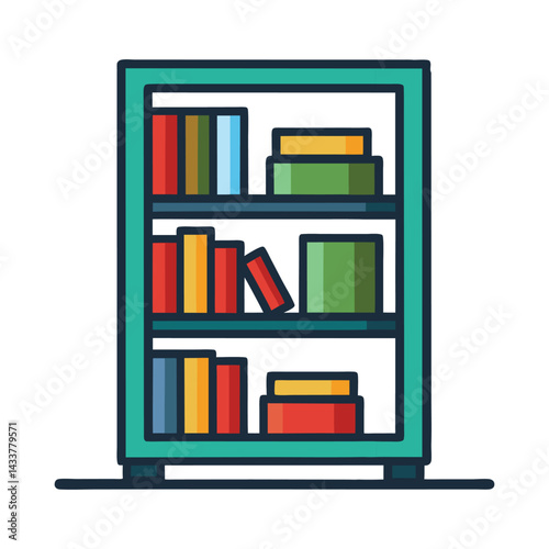 bookshelf with books