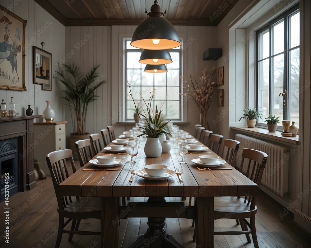 Fototapeta premium dining room interior