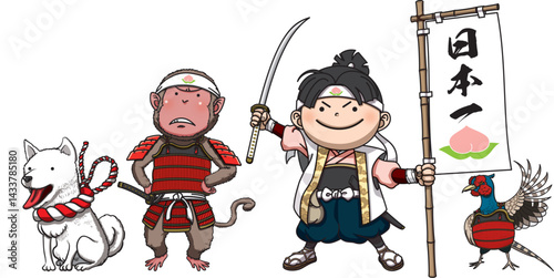 桃太郎一行2