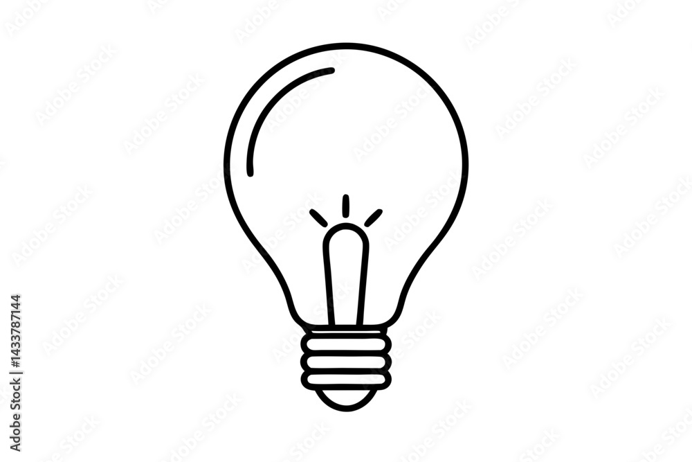 Minimal Lightbulb Line Art – Simple Innovation and Idea Symbol in Outline Style
Minimal Lightbulb Line Art – Simple Innovation and Idea Symbol in Outline Style