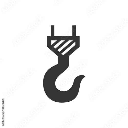 Towing or crane icon design template