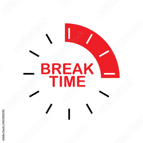 break time text	