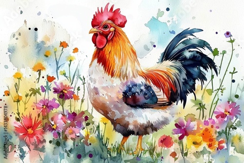 A delightful representation of rural charm and artistry in one frame.