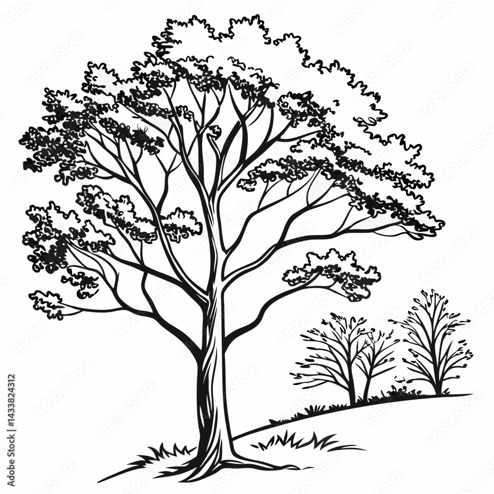 Obraz premium Tree SIhouette 