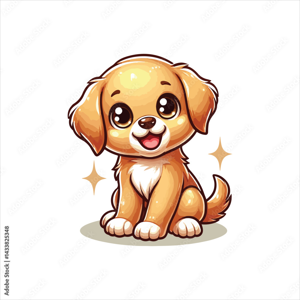 Obraz premium Dog sticker