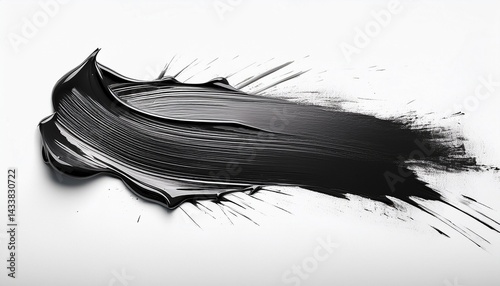 black paint splashes