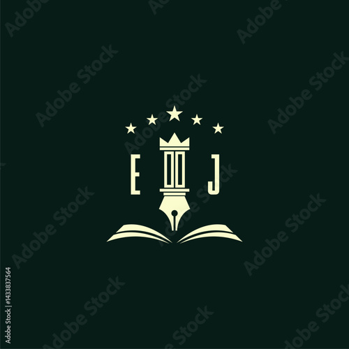 initials design modern legal attorney law firm lawyer advocate consultancy business logo vector