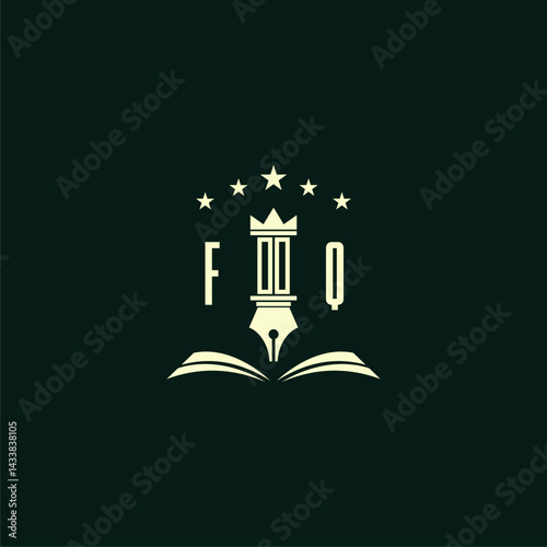 initials design modern legal attorney law firm lawyer advocate consultancy business logo vector