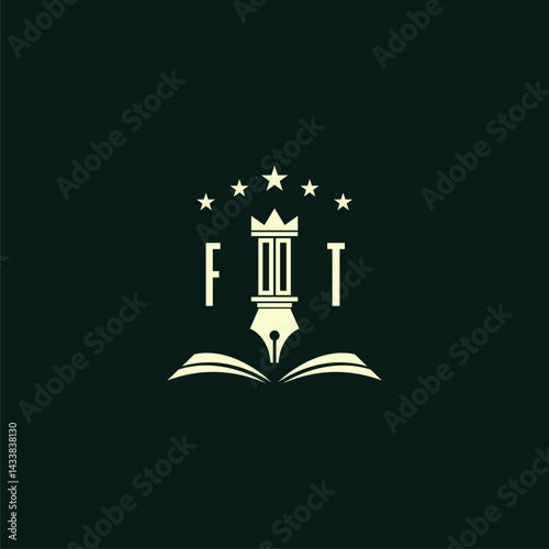 initials design modern legal attorney law firm lawyer advocate consultancy business logo vector