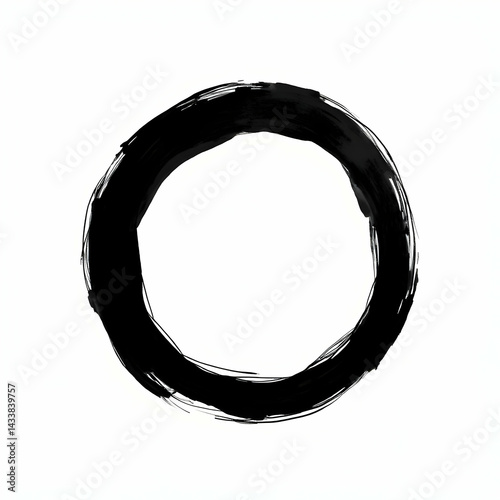 The Aesthetic Beauty and Simplicity of Zen Circle Art