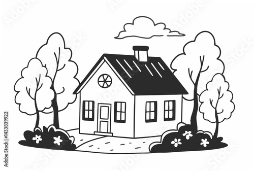 house and tree