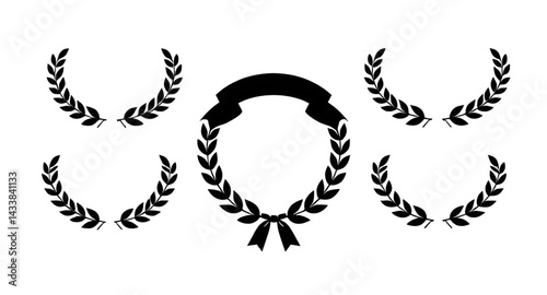 laurel wreath vector