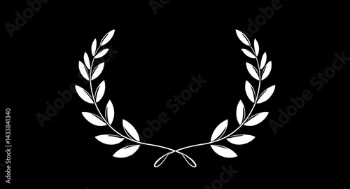 laurel wreath vector