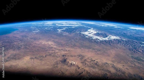 Fototapeta Naklejka Na Ścianę i Meble -  Earth from Space, Vast Desert Landscapes