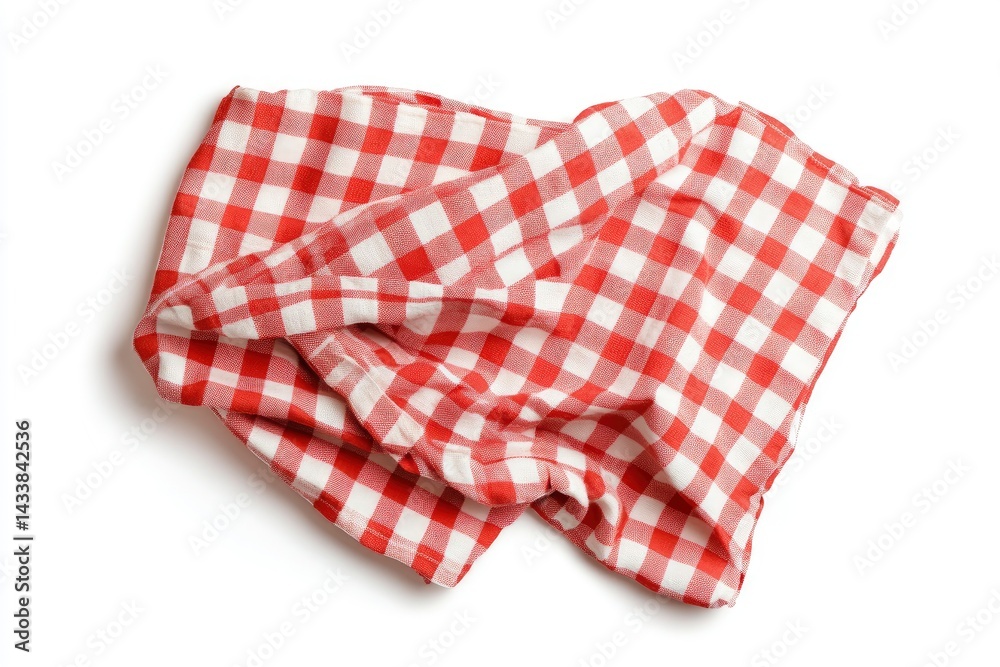 Red and White Checkered Cloth Red and White Checkered Cloth