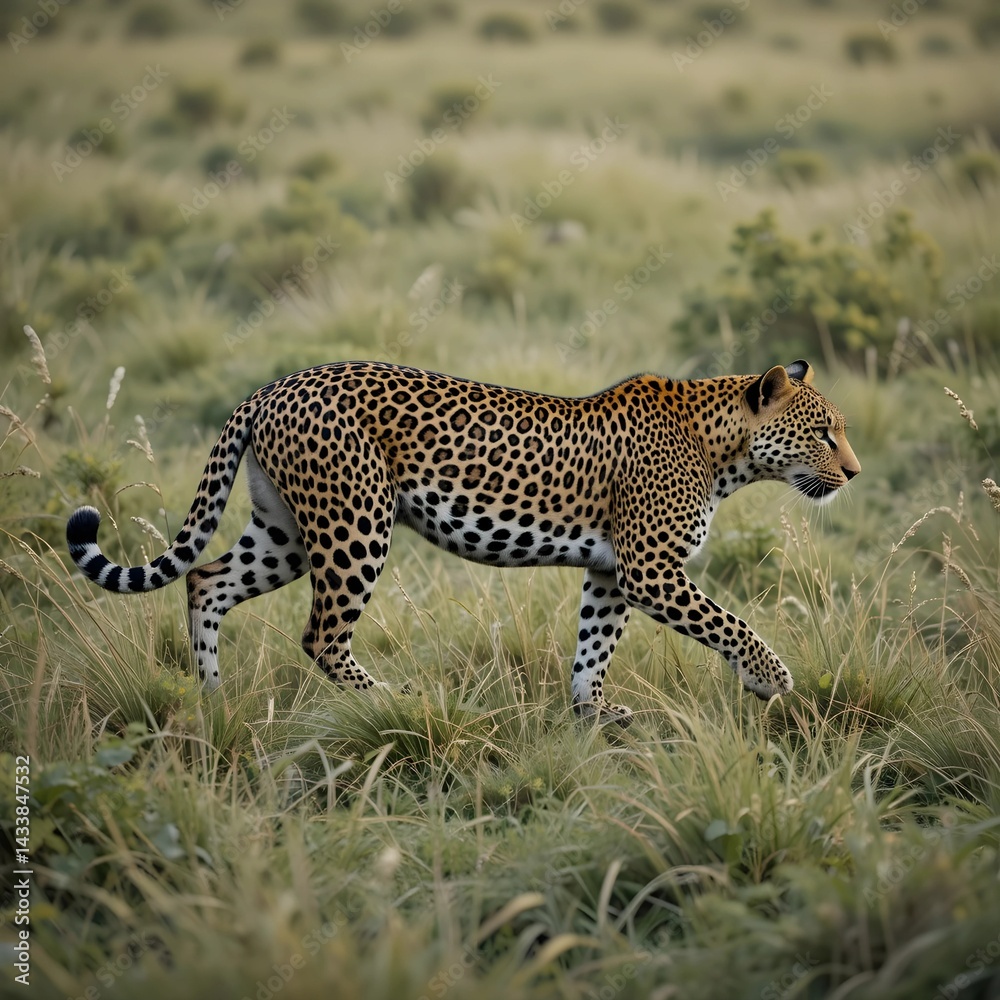Fototapeta premium Theme: Wild Animals, AI Generated