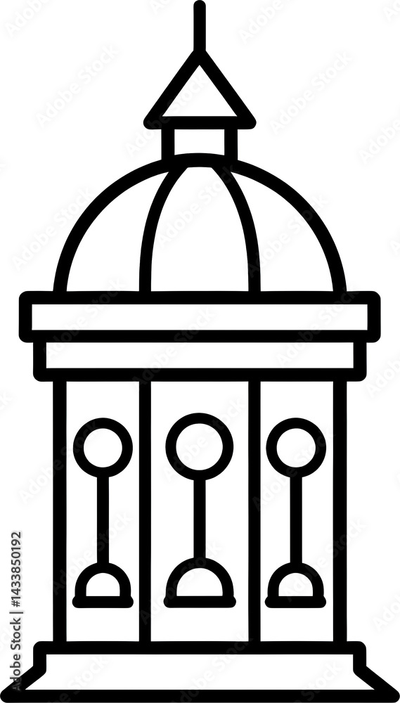 Elegant architectural domed structure Elegant architectural domed structure