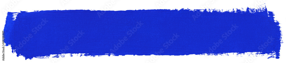 Hand painted blue stroke of paint isolated on transparent background Hand painted blue stroke of paint isolated on transparent background