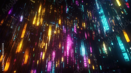 Close-up of computer code and algorithmic logic designed for business intelligence