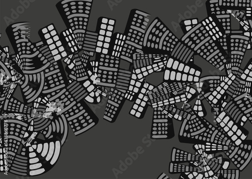 Abstract art background with geometric elements, vector 10 eps.