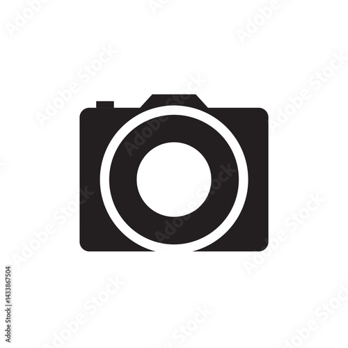 digital photo camera glyph