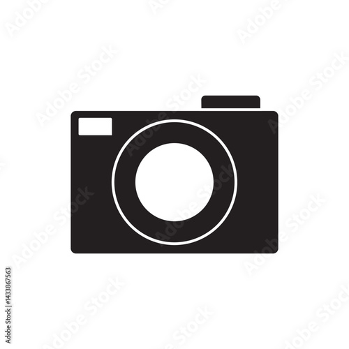 digital photo camera glyph
