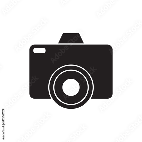 digital photo camera glyph
